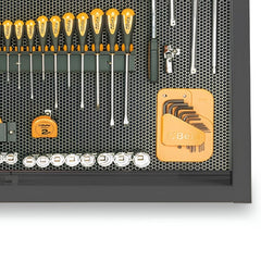 Painel de Ferramentas para Oficina Cinza com Persiana com Trava 1,36 Metros C58P-G Beta