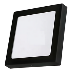 Painel Led Eco Quadrado Preto Bivolt 24W 3000K Black+Decker