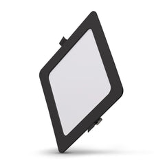 Painel Led Eco Quadrado Preto BIV  24W 4000K Black+Decker