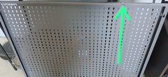 Outlet Painel para Ferramentas Em Aço 94x97cm Pequenas avarias