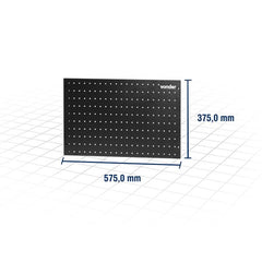 Painel Porta Ferramentas Metálico 375X575mm Vonder