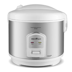 Panela de Arroz Elétrica 400W Branca com Função Cozinhar e Aquecimento e Acessórios 127V BPA5BI Britânia