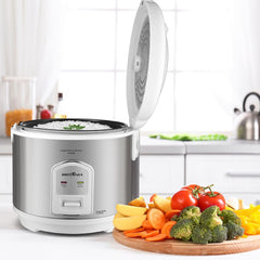 Panela de Arroz Elétrica 400W Branca com Função Cozinhar e Aquecimento e Acessórios 127V BPA5BI Britânia