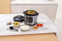Panela de Pressão Elétrica WAP WPPE1 6L 10 Funções e Painel Digital 8 Receitas Pré-Programadas 220V