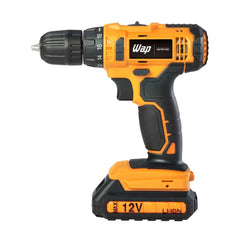Parafusadeira e Furadeira a Bateria 12V WAP BPF 12K2 Seletor de Torque com 18 Níveis de Aperto Bivolt