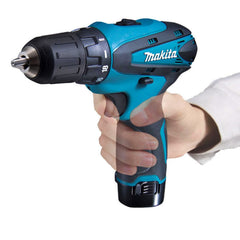 Parafusadeira Furadeira 10mm à Bateria 12V com Bateria Carregador e Maleta DF330DWE Makita