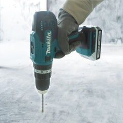Parafusadeira Furadeira 13MM 18V 1400 RPM Com Bateria Carregador e Bit HP488DW Makita