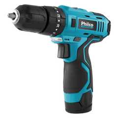 Parafusadeira Furadeira 3/8 Philco Force PPF03MF 12V Sem Fio a Bateria com Maleta e Acessórios