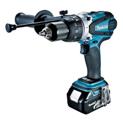 Parafusadeira Furadeira à Bateria 18V com Bateria Carregador Punho Maleta DHP458RFE3 Makita