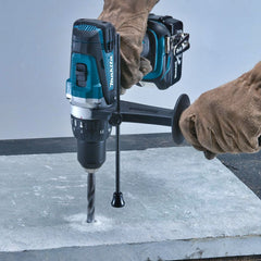 Parafusadeira Furadeira à Bateria 18V com Bateria Carregador Punho Maleta DHP458RFE3 Makita