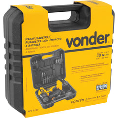 Parafusadeira/Furadeira Impacto Bateria 12V Pfv012I Vonder