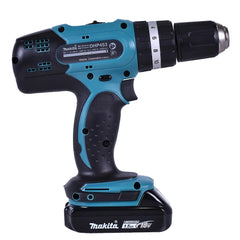 Parafusadeira Furadeira Impacto Bateria 18V com Bateria Carregador Phillips Maleta DHP453SY Makita