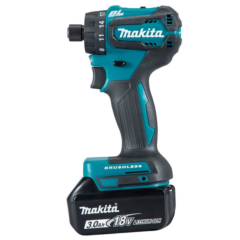 Parafusadeira Furadeira Sem Fio 18V Torque 40N.m Com 2 Baterias Carregador Maleta DDF083RFJ Makita - Guimepa