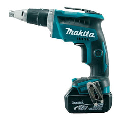 Parafusadeira Sem Fio 18V Motor BL Resistente Água 2 Baterias Carrregador Maleta DFS452RFE Makita - Guimepa