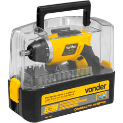 Parafusadeira Bat 3,6V Kit com 55 Peças  - Vonder