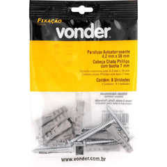 Parafuso Autoatarraxante 4,2x38,0mm c/ Bucha 7mm Vonder