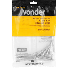 Parafuso Autoatarraxante 4,8x38mm 10 pçs Vonder