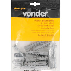 Parafuso Autoatarraxante 4,8x50,0mm c/ Bucha 8mm Vonder