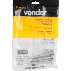 Parafuso Autoatarraxante 6,3x50,0mm Cabeça Panela Vonder