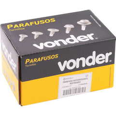 Parafuso Autobrocante Sext. 5,5x1'' com 100 peças Vonder