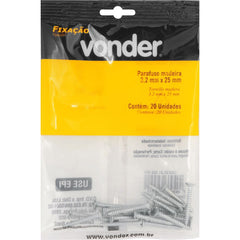 Parafuso Madeira 3,2x25 com 20 peças Vonder