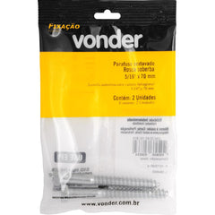 Parafuso Sextavado Rosca Soberba 5/16''x70mm 2 peças Vonder