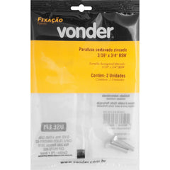 Parafuso Sextavado Zincado 3/16'' X 3/4'' Bsw Vonder