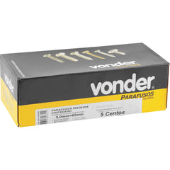 Parafuso mad 5,0x65 chipboard bicromatizado c/ 500 pç Vonder