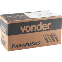 Parafuso Sextavado Rosca Soberba 3/8x65 c/ 100 un Vonder