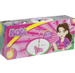Patinete Infantil Regulável Nati Bel  -  Rosa