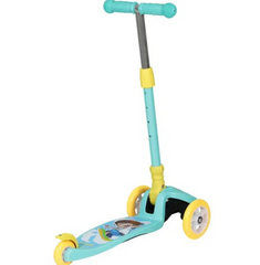 Patinete Sky Regulavel 3 Rodas Azul Bel