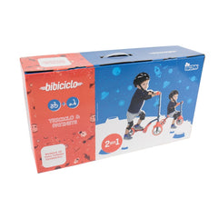 Patinete-Triciclo Infantil Bibiciclo 2 Em 1 - Bel Sports