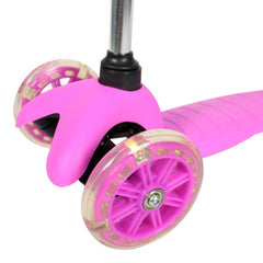 Patinete Twist com Rodas de Led Rosa - Bel Sports