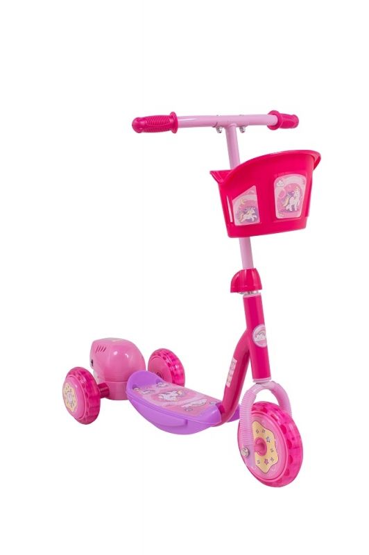 Patinete bubble rosa solta bolhas de sabão  - Bel Brink