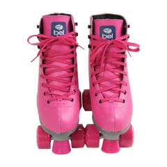 Patins Quadro Rodas Quad Retrô 36 Rosa  756210 Bel