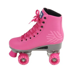 Patins Quadro Rodas Quad Retrô 36 Rosa  756210 Bel