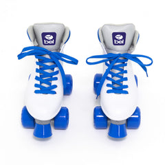 Patins Bel Quad - Retro Basic Branco/ Azul Tam 37