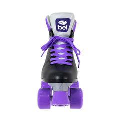Patins Bel Quad Retro Basic Preto/Roxo Tam 37
