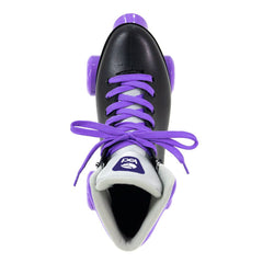 Patins Bel Quad Retro Basic Preto/Roxo Tam 37