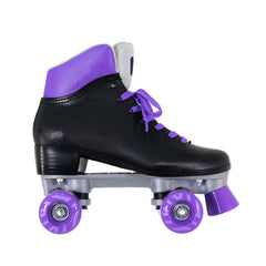 Patins Bel Quad Retro Basic Preto/Roxo Tam 38