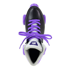Patins Bel Quad Retro Basic Preto/Roxo Tam 38