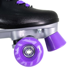 Patins Bel Quad Retro Basic Preto/Roxo Tam 38