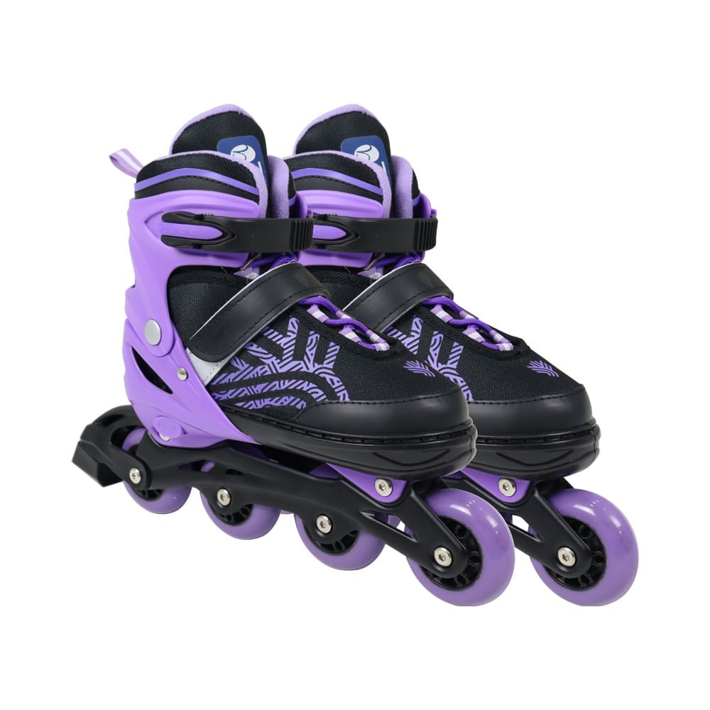 Patins Inline Bel Flexx 3.0 Roxo M (33-36) (P55)
