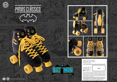 Patins Quad Batman Tam. 38 Com Cadarço Preto/amarelo - Bel S