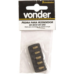 Pedra para acendedor de bico gás com 5 peças - Vonder