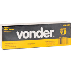 Pedra Afiar Retangular 152,4x50,8x25,4mm Dupla Face Vonder