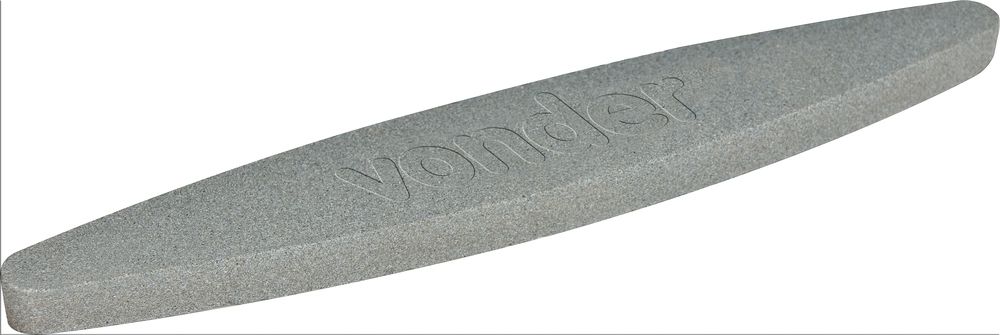 Pedra para afiar tipo canoa 230x35x12mm cartela Vonder