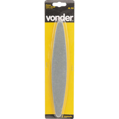 Pedra para afiar tipo canoa 230x35x12mm cartela Vonder