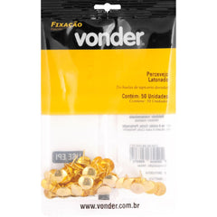 Percevejo Latonado com 50 peças Vonder