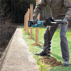 Perfurador de Solo Sem Fio 40V 1350W Com Chaves e Adaptador Motor BL LED DG001GZ10 Makita